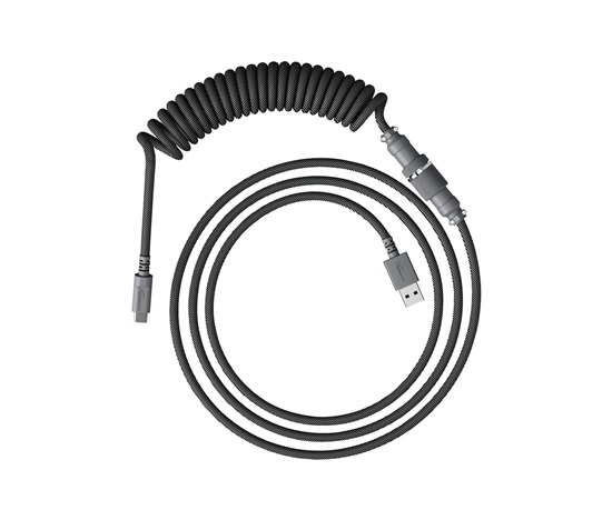 HyperX USB-C Coiled Cable Gray - Příslušenství ke klávesnici