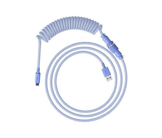 HyperX USB-C Coiled Cable Light Purple - Příslušenství ke klávesnici