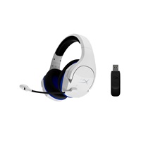 HyperX Cloud Stinger Core - Wireless Gaming Headset (White-Blue) - PS5-PS4 (HHSS1C-KB-WT/G)- Sluchátka pro herní konsole