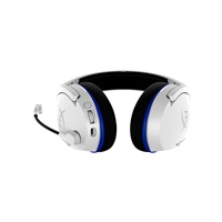 HyperX Cloud Stinger Core - Wireless Gaming Headset (White-Blue) - PS5-PS4 (HHSS1C-KB-WT/G)- Sluchátka pro herní konsole