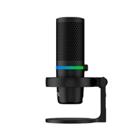 HyperX DuoCast - USB Microphone (Black) - RGB Lighting (HMID1R-A-BK/G) - Mikrofon