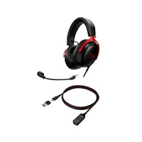 HyperX Cloud III BLK/RED GAM HEADSET - Sluchátka k PC