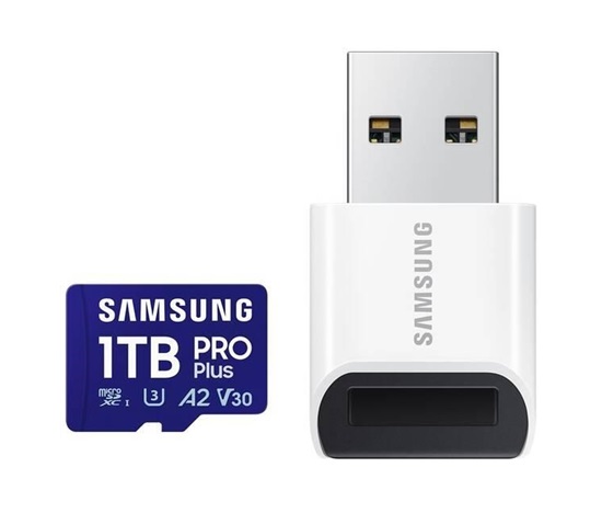 Samsung micro SDXC karta 1TB PRO Plus + USB adaptér