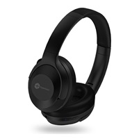 CONNECT IT Sluchátka Hyperbass ANC+, bezdrátová sluchátka s mikrofonem, černá