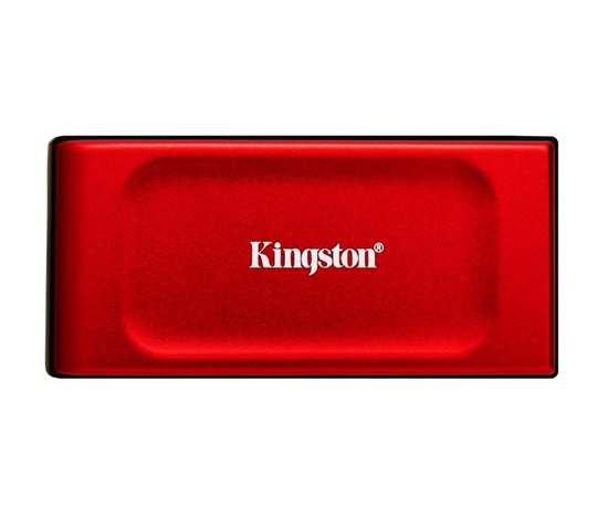 Kingston Externí SSD 1TB XS1000, USB 3.2, červená
