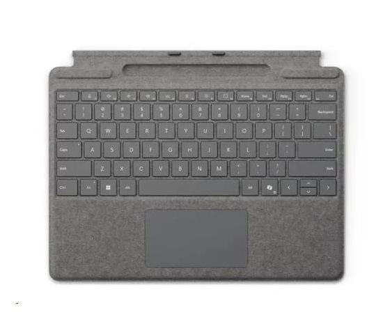 Klávesnica Microsoft Surface Pro Signature (čierna), komerčná, CZ/SK (s potlačou)