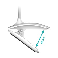 CONNECT IT Stolní LED lampa CLIP s klipem, bílá