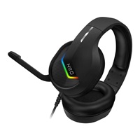 CONNECT IT NEO herní sluchátka s mikrofonem, 1xJack+USB, černá