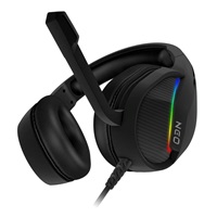 CONNECT IT NEO herní sluchátka s mikrofonem, 1xJack+USB, černá