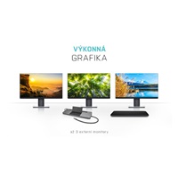 i-tec USB-C Metal Ergonomic 4K 3x Display Docking Station with Power Delivery 85W + i-tec Universal Charger 100W (bundle