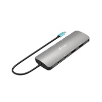 i-tec USB-C Metal Nano 2x HDMI Docking Station, PD 100W + Charger 100W (bundle)