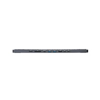 RAPOO Klávesnice UCK-6001 s 8v1 USB-C Hub, Drátová USB-C, CZ/SK, černá