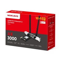 MERCUSYS MA80XE WiFi6E PCIe adapter (AX3000,2,4GHz/5GHz,Bluetooth5.2)