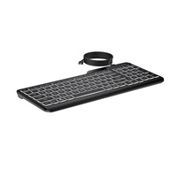 HP 400 Backlit Wired Keyboard - drátová podsvícená klávesnice CZ/SK