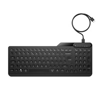 HP 400 Backlit Wired Keyboard - drátová podsvícená klávesnice CZ/SK