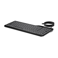 HP 400 Backlit Wired Keyboard - drátová podsvícená klávesnice CZ/SK