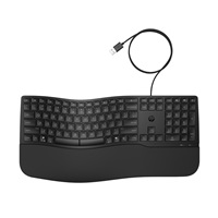 HP 480 Comfort Wired Keyboard - drátová ergonomická klávesnice CZ/SK