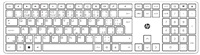 HP 680 Comfort Dual-Mode Keyboard and Mouse Combo - bezdrátový set ergonomické klávesnice a myši