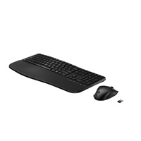 HP 680 Comfort Dual-Mode Keyboard and Mouse Combo - bezdrátový set ergonomické klávesnice a myši