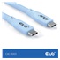 Club3D Kabel USB-C 4.0, 20Gbps, 4K60Hz, PD 240W, 2m, modrá