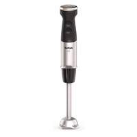 Tefal HB67G830 Quickchef+ 5v1 tyčový mixér, 1000 W, 20 rychlostí, tichý režim, plynulá regulace rychlosti, nerez / černá