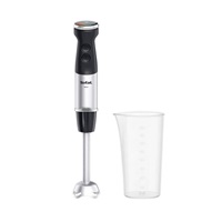Tefal HB67G830 Quickchef+ 5v1 tyčový mixér, 1000 W, 20 rychlostí, tichý režim, plynulá regulace rychlosti, nerez / černá