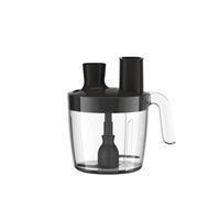 Tefal HB67G830 Quickchef+ 5v1 tyčový mixér, 1000 W, 20 rychlostí, tichý režim, plynulá regulace rychlosti, nerez / černá