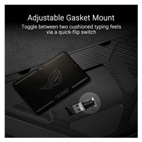 ASUS Klávesnice ROG Azoth Extreme, Mechanická, Bezdrátová BT, RF 2.4GHz, US, černá