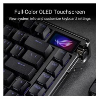 ASUS Klávesnice ROG Azoth Extreme, Mechanická, Bezdrátová BT, RF 2.4GHz, US, černá