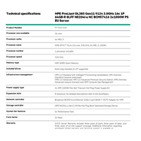 HPE PL DL385g11 AMD EPYC 9124 (3.0-3.7G/16C) 2x32G NS204i(2x480) 2x1000W 8LFF 4x1G Smart Choice