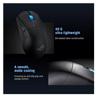 ASUS Herní myš ROG Harpe Ace Mini, Bezdrátová BT, RF 2.4GHz, černá