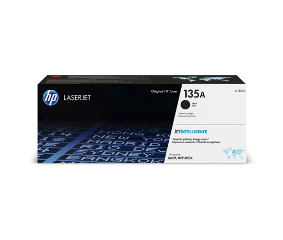 BAZAR - HP 135A Black Original LaserJet Toner Cartridge (1,100 pages) - Poškozený obal (Komplet)