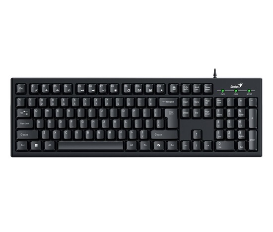 GENIUS klávesnice Smart KB-100, Drátová, USB, černá, CZ+SK layout