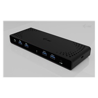 i-tec Universal Dual 4K Display Docking Station, Power Delivery 85W + i-tec USB-C Charger 100W