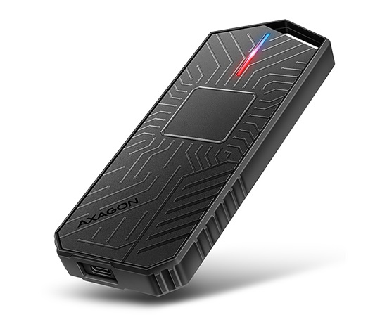 AXAGON EEM2-GAM, USB-C 10Gbps - NVMe & SATA SSD GAME M.2 box, bez skrutiek