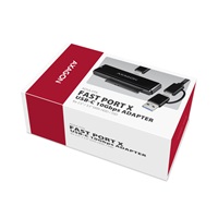 AXAGON ADSA-FPX, USB-C 10Gbps - SATA 6G, 2.5"/3.5" SSD/HDD FAST PORT X adaptér, vrátane AC napájača
