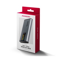 AXAGON EEM2-SD2 USB-C 10Gbps - M.2 NVMe & SATA SSD kovový DISPLAY box, bez skrutiek