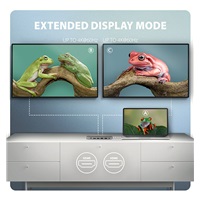 AXAGON HMC-7HX2, USB 5Gbps hub, 2x USB-A, USB-C, 2x HDMI 4k/60Hz, RJ-45 GLAN, PD 100W, kábel USB-C 15cm