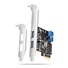 AXAGON PCEU-232RS, PCIe radič, 2+2x USB 5Gbps port, SATA napájanie, Renesas PD720201, SP & LP