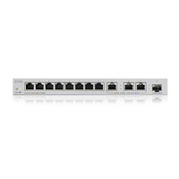Zyxel XGS1250-12 12-portový gigabitový webový manažovateľný prepínač, 8x Gigabit RJ45, 3x MultiGig 1/2.5/5/10G, 1x SFP+