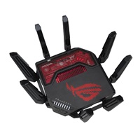 ASUS Herní Router ROG Rapture GT-BE19000, 3-pásmový WiFi7 Router, 2x WAN, 4x LAN, AiMesh