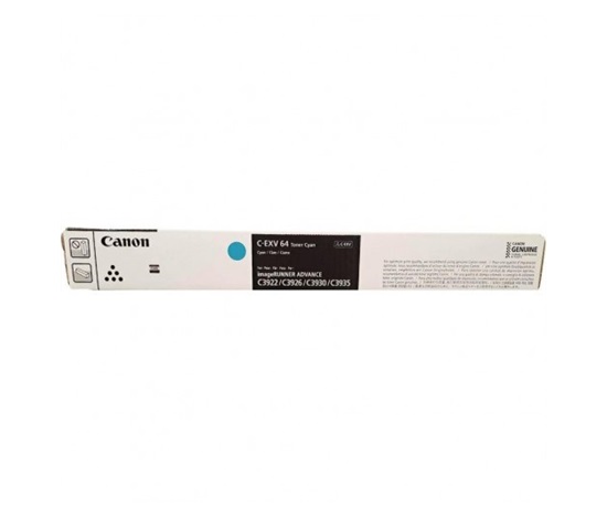 <p>Canon toner C-EXV 64 modrá (iR-ADV C3922i/3926i/3930i/3935i)</p>