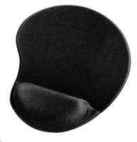 Ergonomická gélová podložka pod myš Hama, čierna