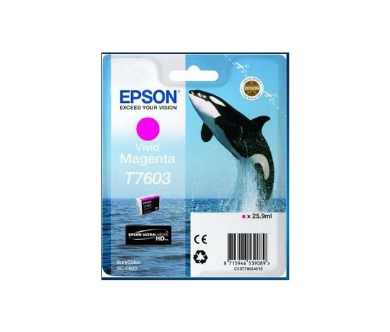 Atramentová tyčinka EPSON ULTRACHROME HD "Scythe" - Vivid Magenta - T7603 (25,9 ml)