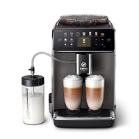 Saeco GranAroma SM6582/10 automatický kávovar, 1500 W, vestavěný mlýnek, 15 barů, dotykový displej, 6 profilů