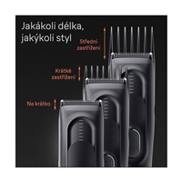 Braun Series 5 HC5330 zastřihovač vlasů, samoostřicí nože, Ni-MH baterie, 2 nástavce, omyvatelný