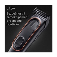 Braun Series 5 HC5330 zastřihovač vlasů, samoostřicí nože, Ni-MH baterie, 2 nástavce, omyvatelný