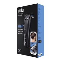 Braun Series 5 HC5330 zastřihovač vlasů, samoostřicí nože, Ni-MH baterie, 2 nástavce, omyvatelný
