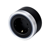 Viking zásuvkový modul A40, zásuvka 230 V, stříbrno-černá