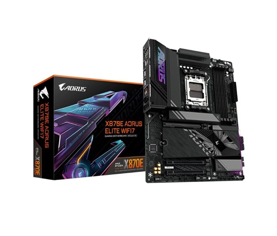 GIGABYTE MB Sc AM5 X870E A ELITE WIFI7, AMD X870, 4xDDR5, 2xHDMI, 2xUSB4, WiFi